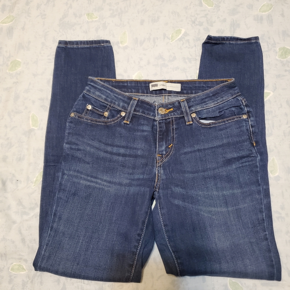 Levi's Blue jean leggings